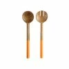 Mezze Salad Servers Mango Wood 31cm Ochre 2 Mezze Salad Servers Mango Wood 31cm Ochre -Dinnerware shop gx0501