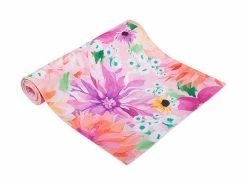 Teas & C's Dahlia Daze Cotton Runner 150x33cm Pink