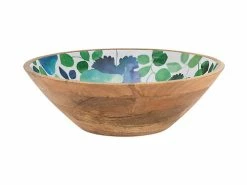 Giverny Serving Bowl Wood Enamel 34x11cm