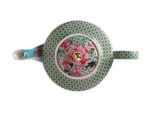 Teas & C's Silk Road Teapot With Infuser 500ML Aqua Gift Boxed 4 Teas & C's Silk Road Teapot With Infuser 500ML Aqua Gift Boxed - Image 2