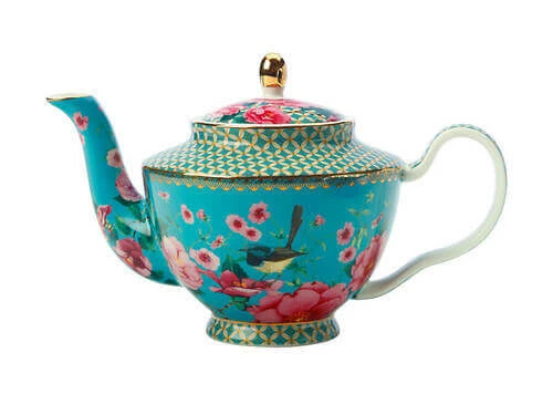 Teas & C's Silk Road Teapot With Infuser 500ML Aqua Gift Boxed 5 Teas & C's Silk Road Teapot With Infuser 500ML Aqua Gift Boxed - Image 3