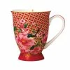 Teas & C's Silk Road Footed Mug 300ML Cherry Red Gift Boxed 1 Teas & C's Silk Road Footed Mug 300ML Cherry Red Gift Boxed -Dinnerware shop hv0163