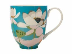 Royal Botanic Gardens Victoria Lotus Mug 350ML Aqua Gift Boxed -Dinnerware shop hv0184 2