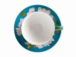 Royal Botanic Gardens Victoria Lotus Cup & Saucer 240ML Aqua Gift Boxed -Dinnerware shop hv0188 top 2