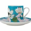 Royal Botanic Gardens Victoria Lotus Demi Cup & Saucer 100ML Aqua Gift Boxed -Dinnerware shop hv0192