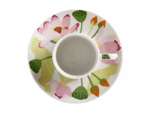 Royal Botanic Gardens Victoria Lotus Demi Cup & Saucer 100ML White Gift Boxed 5 Royal Botanic Gardens Victoria Lotus Demi Cup & Saucer 100ML White Gift Boxed - Image 3