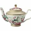 Teas & C's Silk Road Teapot With Infuser 500ML White Gift Boxed -Dinnerware shop hv0210