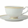 Teas & C's Classic Footed Cup & Saucer 200ML White Gift Boxed -Dinnerware shop hv0248