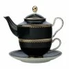 Teas & C's Classic Tea For One With Infuser 380ML Black Gift Boxed -Dinnerware shop hv0271
