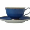 Teas & C's Classic Footed Cup & Saucer 200ML Blue Gift Boxed -Dinnerware shop hv0275