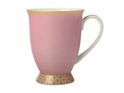 Teas & C's Classic Footed Mug 300ML Hot Pink Gift Boxed