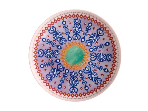Teas & C's Zanzibar Coupe Plate 19.5cm Ikat Gift Boxed 3 Teas & C's Zanzibar Coupe Plate 19.5cm Ikat Gift Boxed