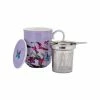 Gabby Malpas Posey Mug With Infuser 340ML Perennial Penstemons Gift Boxed -Dinnerware shop hv0321