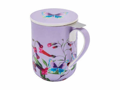 Gabby Malpas Posey Mug With Infuser 340ML Perennial Penstemons Gift Boxed 4 Gabby Malpas Posey Mug With Infuser 340ML Perennial Penstemons Gift Boxed - Image 2