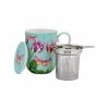 Gabby Malpas Posey Mug With Infuser 340ML Tulip Love Gift Boxed 1 Gabby Malpas Posey Mug With Infuser 340ML Tulip Love Gift Boxed -Dinnerware shop hv0323