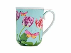 Gabby Malpas Posey Mug With Infuser 340ML Tulip Love Gift Boxed -Dinnerware shop hv0323 a1