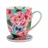 Gabby Malpas Posey Mug & Coaster Set Camellia Dreams Gift Boxed 1 Gabby Malpas Posey Mug & Coaster Set Camellia Dreams Gift Boxed -Dinnerware shop hv0328