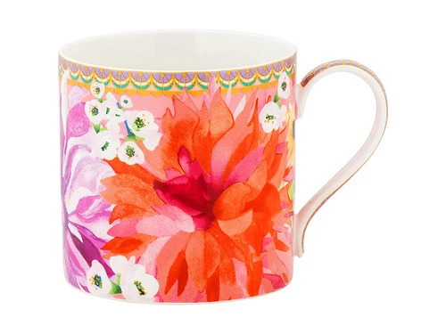 Teas & C's Dahlia Daze Mug 430ML Pink Gift Boxed 3 Teas & C's Dahlia Daze Mug 430ML Pink Gift Boxed