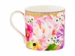 Teas & C's Dahlia Daze Mug 430ML Pink Gift Boxed 7 Teas & C's Dahlia Daze Mug 430ML Pink Gift Boxed -Dinnerware shop hv0358 side