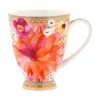 Teas & C's Dahlia Daze Footed Mug 300ML Pink Gift Boxed -Dinnerware shop hv0359