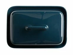 Epicurious Butter Dish Teal Gift Boxed -Dinnerware shop ia0103 top