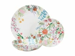 Royal Botanic Gardens Native Blooms Coupe Dinner Set 12pc Gift Boxed