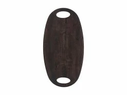 Graze Oval Serving Board Black 48x25x2cm
