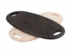 Graze Oval Serving Board Black 48x25x2cm -Dinnerware shop jg0037 type 1