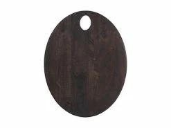 Graze Oval Serving Board Black 47x37x2cm