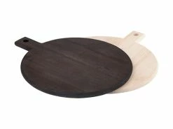 Graze Round Serving Paddle Black 45x37x2cm 7 Graze Round Serving Paddle Black 45x37x2cm -Dinnerware shop jg0052 type 1