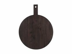 Graze Round Serving Paddle Black 58x45x2cm