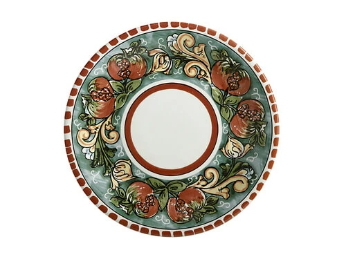 Ceramica Salerno Plate 26.5cm Pomegranates 3 Ceramica Salerno Plate 26.5cm Pomegranates