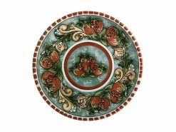 Ceramica Salerno Round Platter 31cm Pomegranates