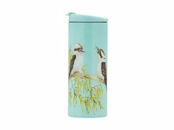 Katherine Castle Bird Talk Double Wall Insulated Cup 350ML Kookaburras -Dinnerware shop jr0181 side 1