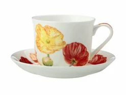 Katherine Castle Floriade Breakfast Cup & Saucer 480ML Poppies Gift Boxed -Dinnerware shop jy0033 2