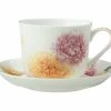 Katherine Castle Floriade Breakfast Cup & Saucer 480ML Carnations Gift Boxed -Dinnerware shop jy0034