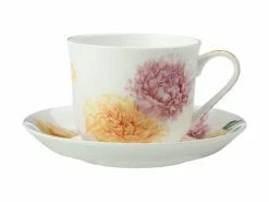 Katherine Castle Floriade Breakfast Cup & Saucer 480ML Carnations Gift Boxed -Dinnerware shop jy0034 2