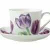 Katherine Castle Floriade Breakfast Cup & Saucer 480ML Tulips Gift Boxed -Dinnerware shop jy0036