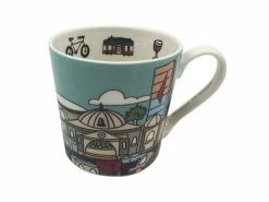 Megan McKean Cities Mug 430ML Melbourne Gift Boxed -Dinnerware shop kl0032 1f