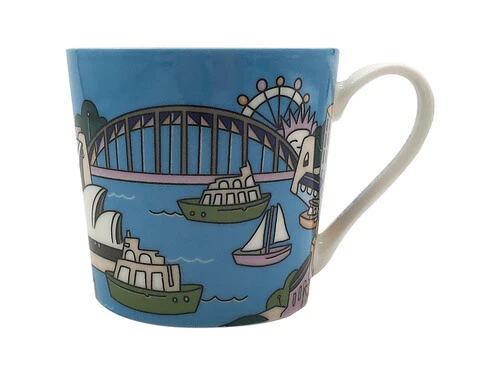 Megan McKean Cities Mug 430ML Sydney Gift Boxed 3 Megan McKean Cities Mug 430ML Sydney Gift Boxed