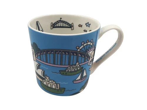 Megan McKean Cities Mug 430ML Sydney Gift Boxed 4 Megan McKean Cities Mug 430ML Sydney Gift Boxed - Image 2