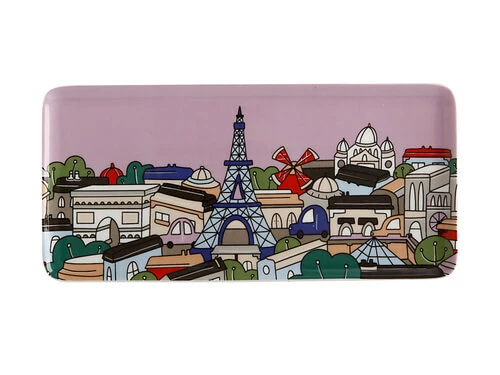 Megan McKean Cities Rectangular Plate 25x12cm Paris Gift Boxed 3 Megan McKean Cities Rectangular Plate 25x12cm Paris Gift Boxed