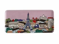 Megan McKean Cities Rectangular Plate 25x12cm Paris Gift Boxed 7 Megan McKean Cities Rectangular Plate 25x12cm Paris Gift Boxed -Dinnerware shop kl0044 2