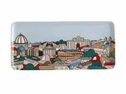 Megan McKean Cities Rectangular Plate 25x12cm Rome Gift Boxed -Dinnerware shop kl0045 2
