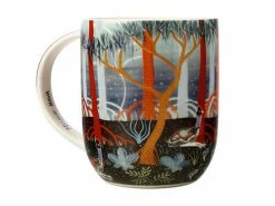 Melanie Hava Jugaig-Bana-Wabu Mug 440ML Cassowaries Gift Boxed -Dinnerware shop kl0048 1f