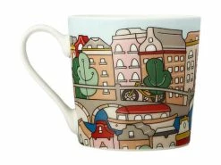 Megan McKean Cities Mug 430ML Amsterdam Gift Boxed -Dinnerware shop kl0152 1f 2