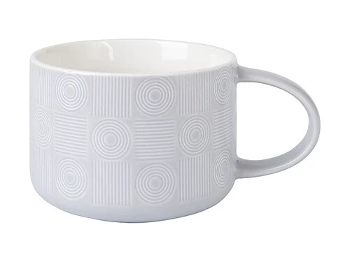 Crest Jumbo Mug 500ML Grey 3 Crest Jumbo Mug 500ML Grey