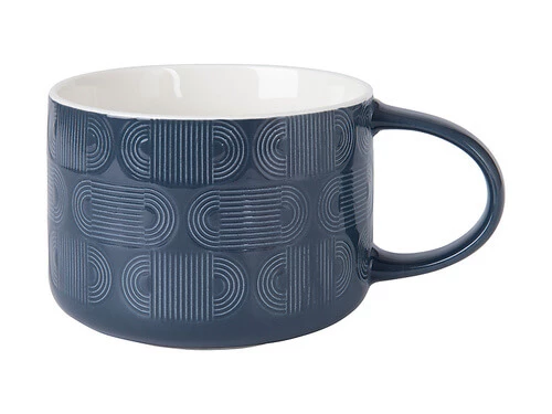 Crest Jumbo Mug 500ML Indigo Blue 3 Crest Jumbo Mug 500ML Indigo Blue