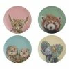 Marini Ferlazzo Wild Planet Bamboo Plate 20cm Set Of 4 Assorted -Dinnerware shop le0001