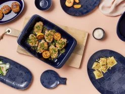 Arc Oblong Platter 33x18cm Indigo Blue Gift Boxed -Dinnerware shop maxwell williams arc indigo group 800x600 2